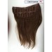 Затылочная прядь из натуральных волос 27 см