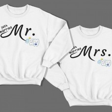 Парные свитшоты для молодоженов "Mr." и "Mrs."