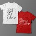 Парные футболки для влюбленных "Best day ever"/"Most expensive day ever"