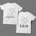 Парные футболки для влюбленных "Perfect"(Идеальная) "Pair"(Пара)