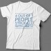 Прикольная футболка с надписью "4 out of 3 people struggle with math"