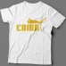 Прикольные футболки с надписью "COMA" ("Кома")