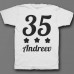 Именная футболка с аккуратным шрифтом #28