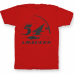 Именная футболка с печатным шрифтом и атрибутами рыбалки #70