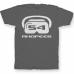 Именная футболка с футуристичным шрифтом и шлемом виртуальной реальности #71